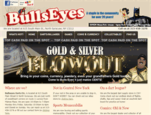 Tablet Screenshot of bullseyesdarts.com